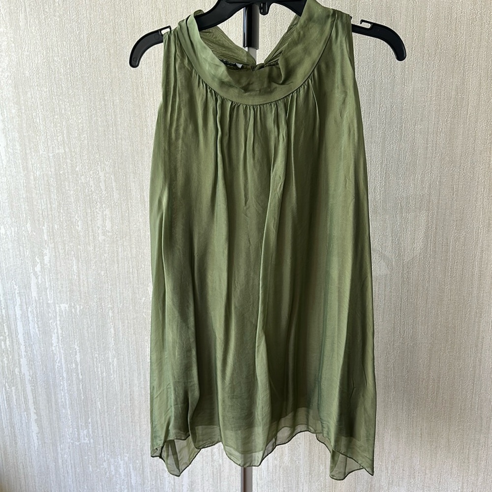 Made in Italy Piazza Roma Silk/Viscose fully lined top, Size M/L